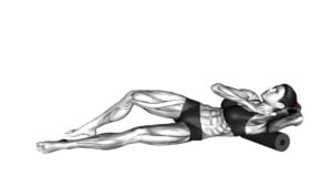Roll Posterior Shoulder Lying on Floor (female) - Video Exercise Guide & Tips