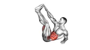 Rotate and Leg Lift Crunch (male) - Video Exercise Guide & Tips