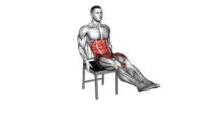 Seated 8 Leg Crunch With Chair - Video Exercise Guide & Tips