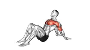 Seated Shoulder Flexor Depresor Retractor Stretch Bent Knee - Video Exercise Guide & Tips