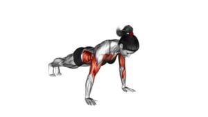 Shoulder Tap Push-up (female) - Video Exercise Guide & Tips