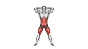 Side Crunch Squat (male) - Video Exercise Guide & Tips