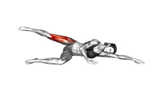 Side Lying 90 Degrees Hip Clam and Kick (female) - Video Exercise Guide & Tips