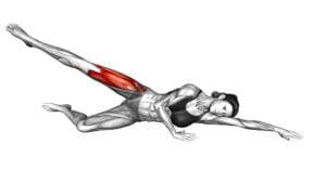 Side Lying Clam and Kick (female) - Video Exercise Guide & Tips