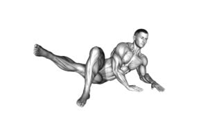 Side Lying Hip Adduction (left) (male) - Video Exercise Guide & Tips