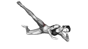 Side Lying T Thigh Raise (female) - Video Exercise Guide & Tips