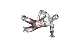 Side Plank Bent Leg Lift (male) - Video Exercise Guide & Tips