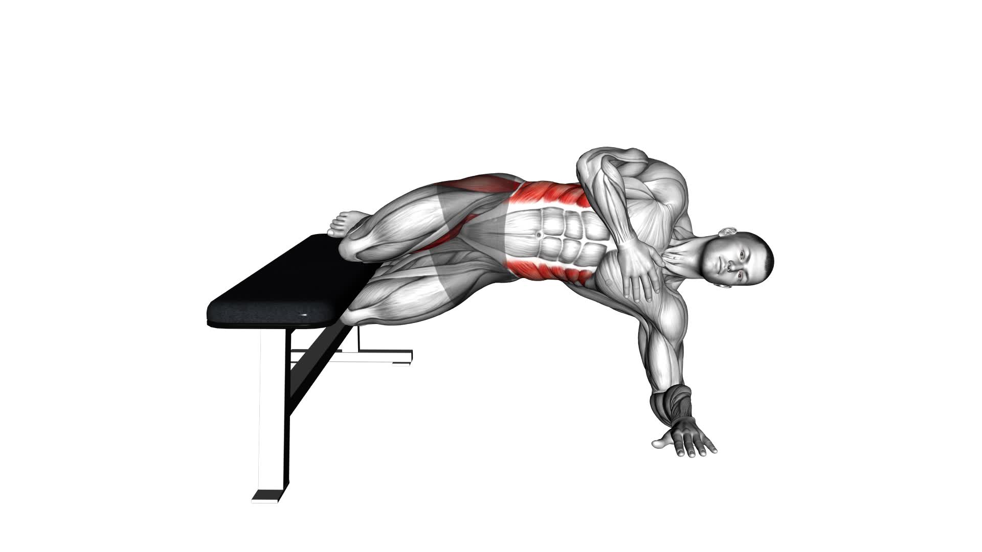 Side Plank Hip Adduction (Bent Knee) - Video Exercise Guide & Tips