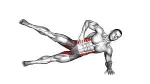 Side Plank Leg Lift (male) - Video Exercise Guide & Tips