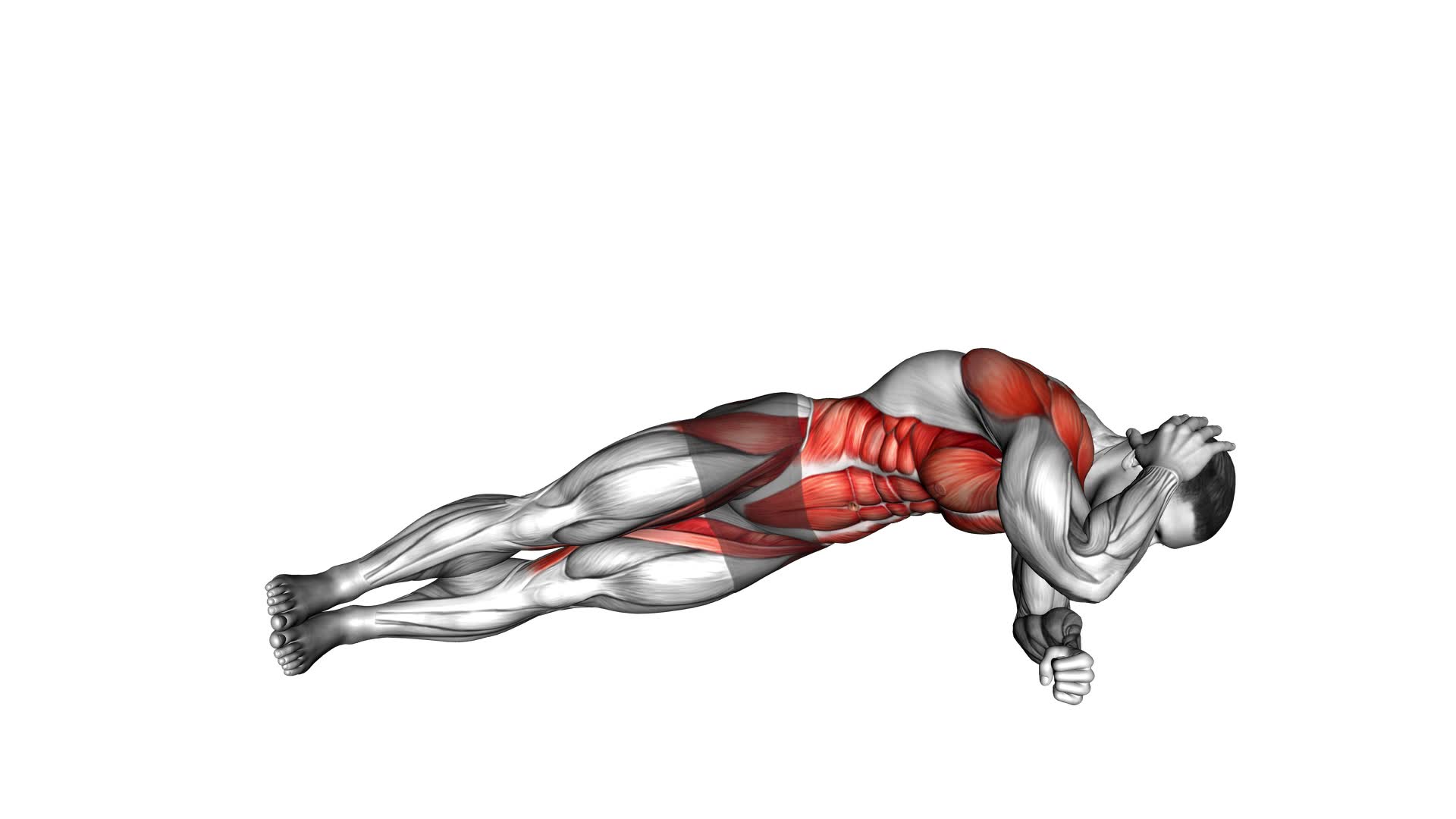 Side Plank Raise and Crunch (male) - Video Exercise Guide & Tips