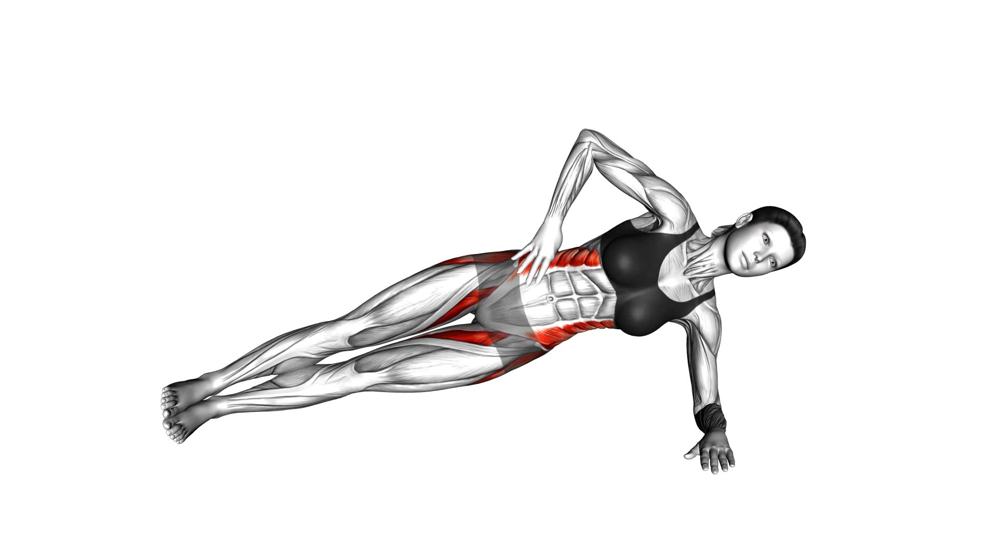 Side Plank (VERSION 2) (female) - Video Exercise Guide & Tips
