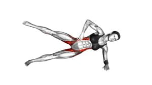 Side Plank With Raised Leg (Version 2) (Female) - Video Exercise Guide & Tips