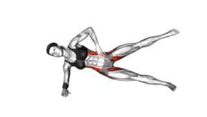 Side Plank With Raised Leg (Version 2) (Left) (Female) - Video Exercise Guide & Tips