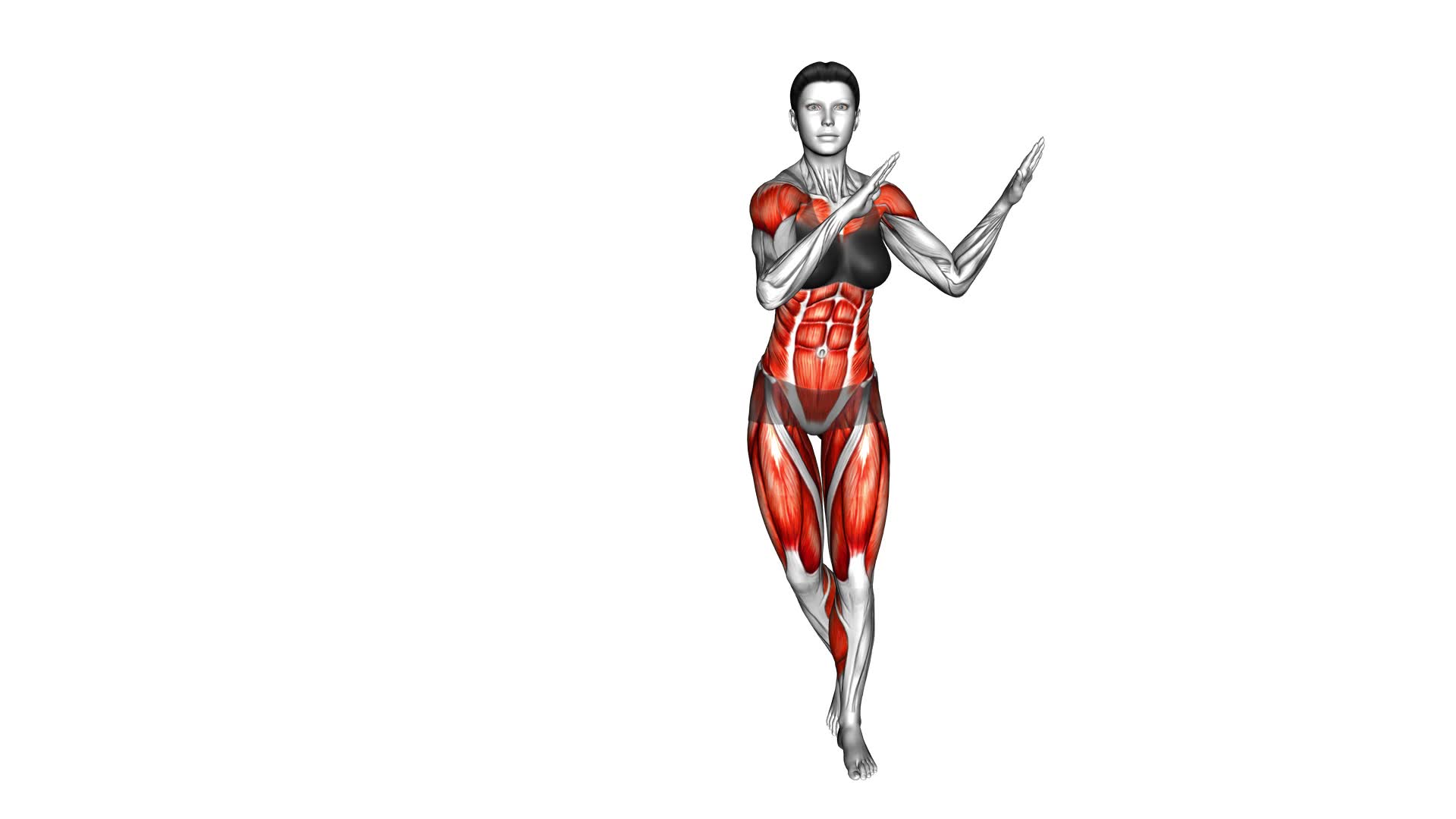 Side Step Arm Pulse (male) - Video Exercise Guide & Tips