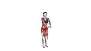 Side Step Overhead Front Raise (female) - Video Exercise Guide & Tips