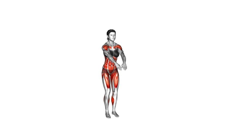 Side Step Touchdowns Side Step Overhead Front Raise (Female) - Exercise Guide & Tips