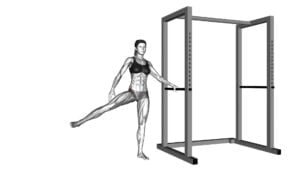 Side to Side Leg Swings (female) - Video Exercise Guide & Tips