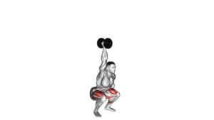 Single Arm Overhead Dumbbell Squat - Video Exercise Guide & Tips