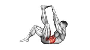 Single Leg Extension Crunch (male) - Video Exercise Guide & Tips