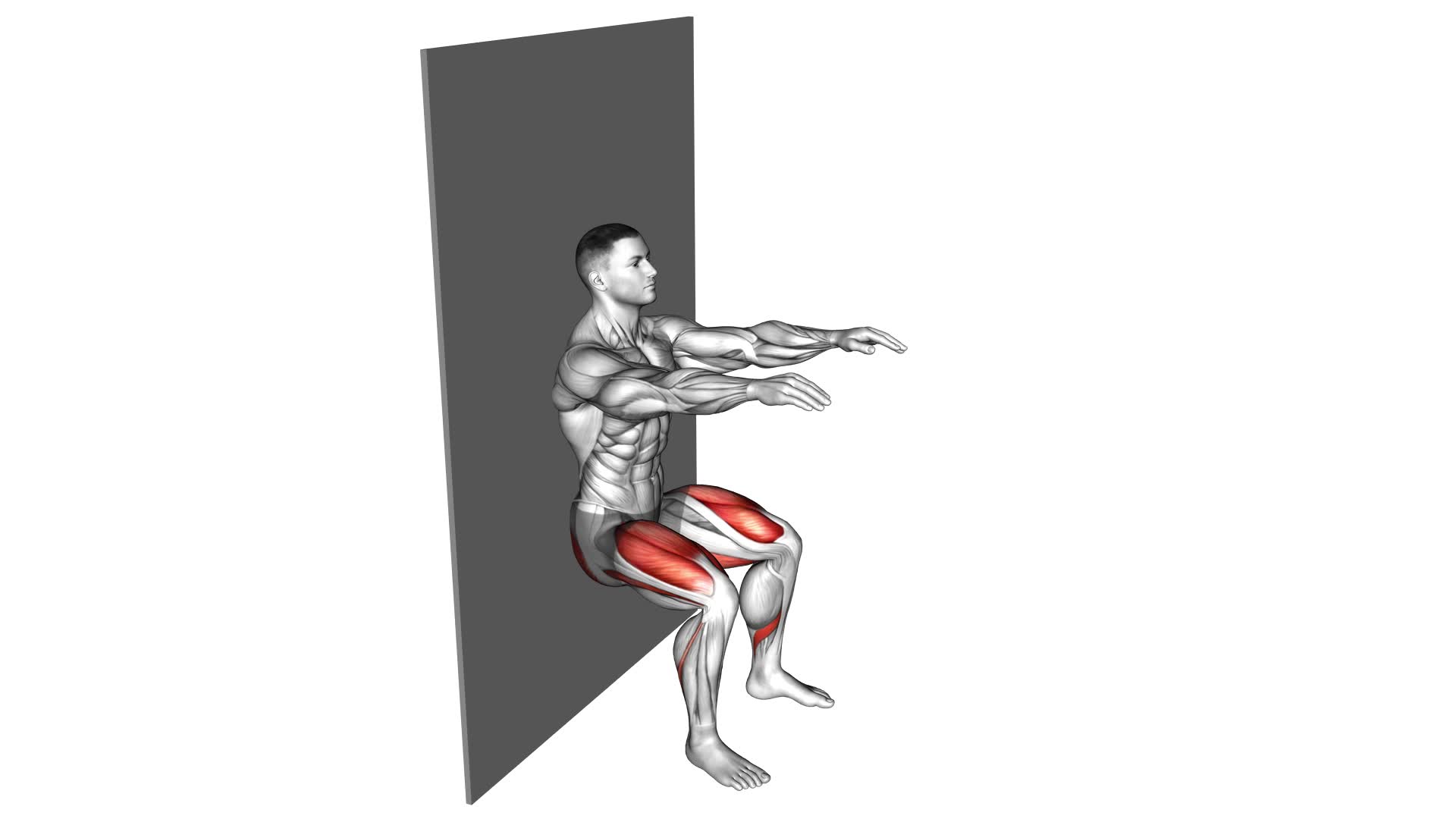 Sit (wall) - Video Exercise Guide & Tips