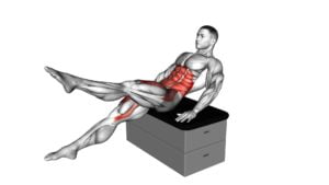 Sitting Flutter Kick on a Padded Stool - Video Exercise Guide & Tips