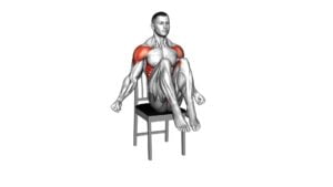Sitting Jump Rope Knee Tuck on Chair (male) - Video Exercise Guide & Tips