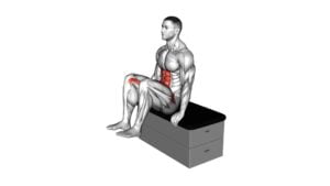 Sitting Knee Tuck on a Padded Stool - Video Exercise Guide & Tips