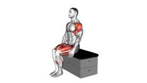 Sitting Lateral Raise Stepout on a Padded Stool - Video Exercise Guide & Tips