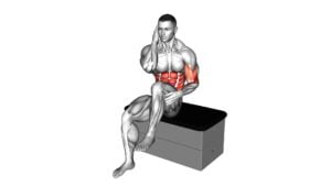 Sitting Side Crunch on a Padded Stool - Video Exercise Guide & Tips