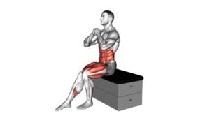 Sitting Stepout Knee Tuck on a Padded Stool - Video Exercise Guide & Tips