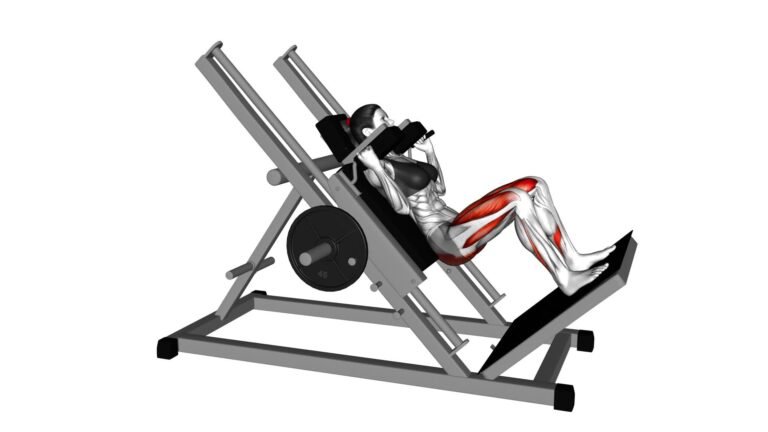 Sled Hack Squat (female) - Exercise Guide & Tips