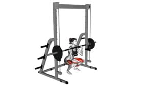 Smith Front Squat (Clean Grip) (female) - Video Exercise Guide & Tips
