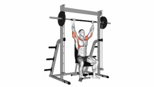 Smith Seated Shoulder Press - Video Exercise Guide & Tips