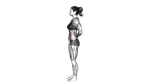 Standing Abdominal Vacuum (female) - Video Exercise Guide & Tips