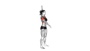 Standing Alternate Arms Circling (female) - Video Exercise Guide & Tips