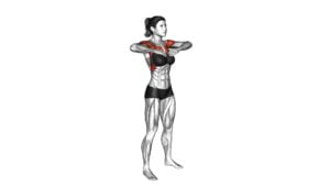 Standing Arms Flinging (female) - Video Exercise Guide & Tips