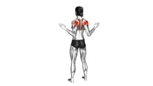Standing Back Squeeze Pulse (female) - Video Exercise Guide & Tips