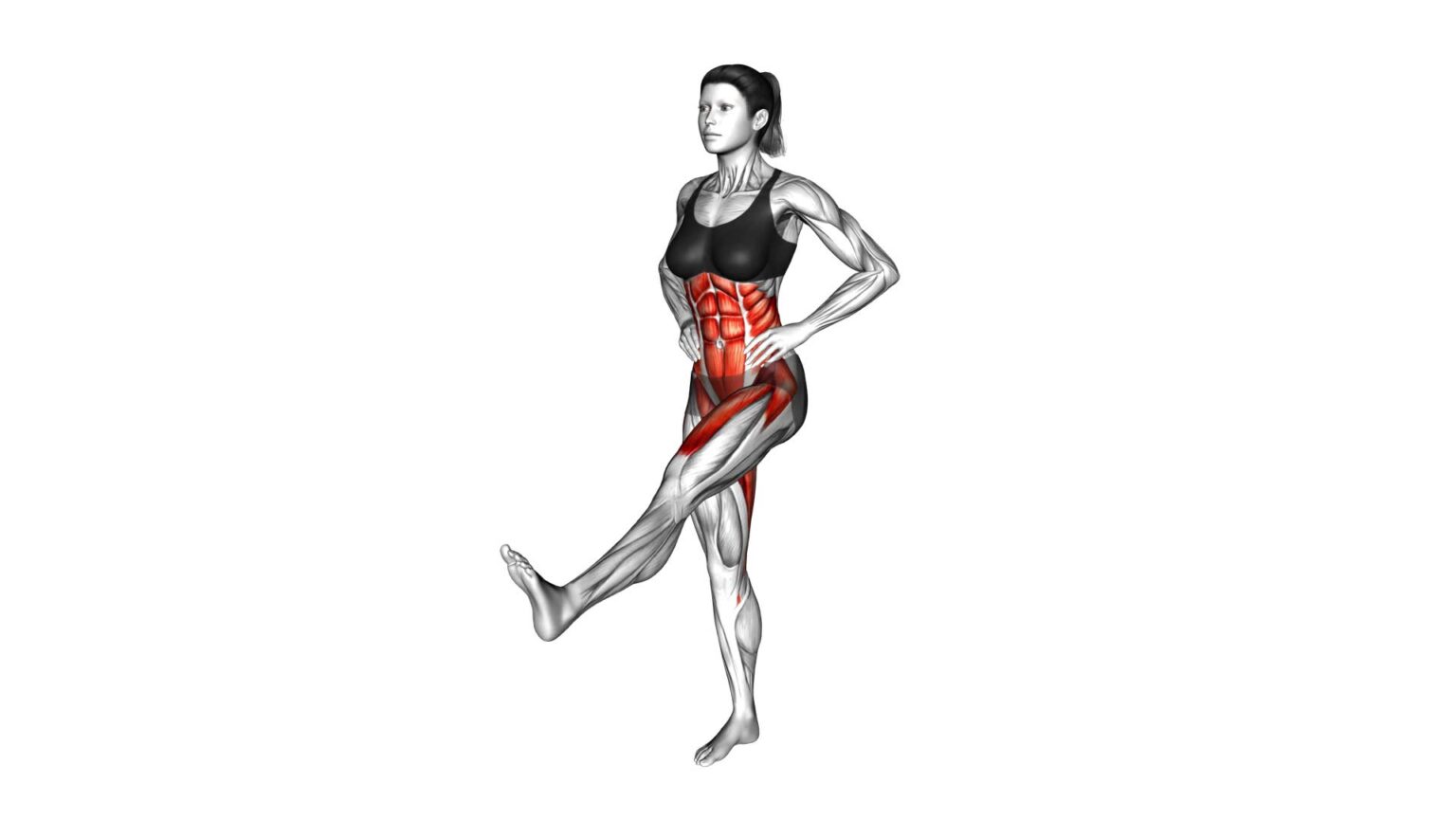 Standing Balance Hip Flexion Exercise Guide & Tips