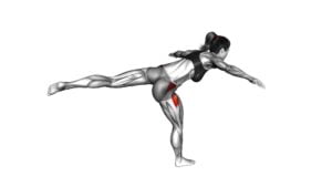 Standing Balance Hip Rotation (female) - Video Exercise Guide & Tips