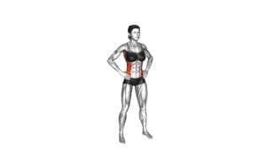 Standing Behind Sky Reach (female) - Video Exercise Guide & Tips