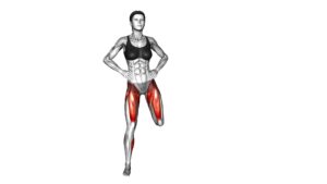 Standing Butt Kick (female) - Video Exercise Guide & Tips