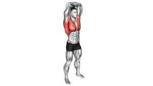 Standing Shoulders Full Flexion (male) - Video Exercise Guide & Tips