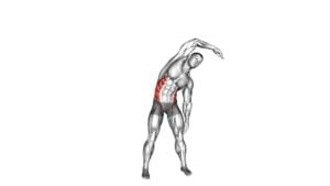 Standing Side Bend (Bent Arm) (Male) - Video Exercise Guide & Tips