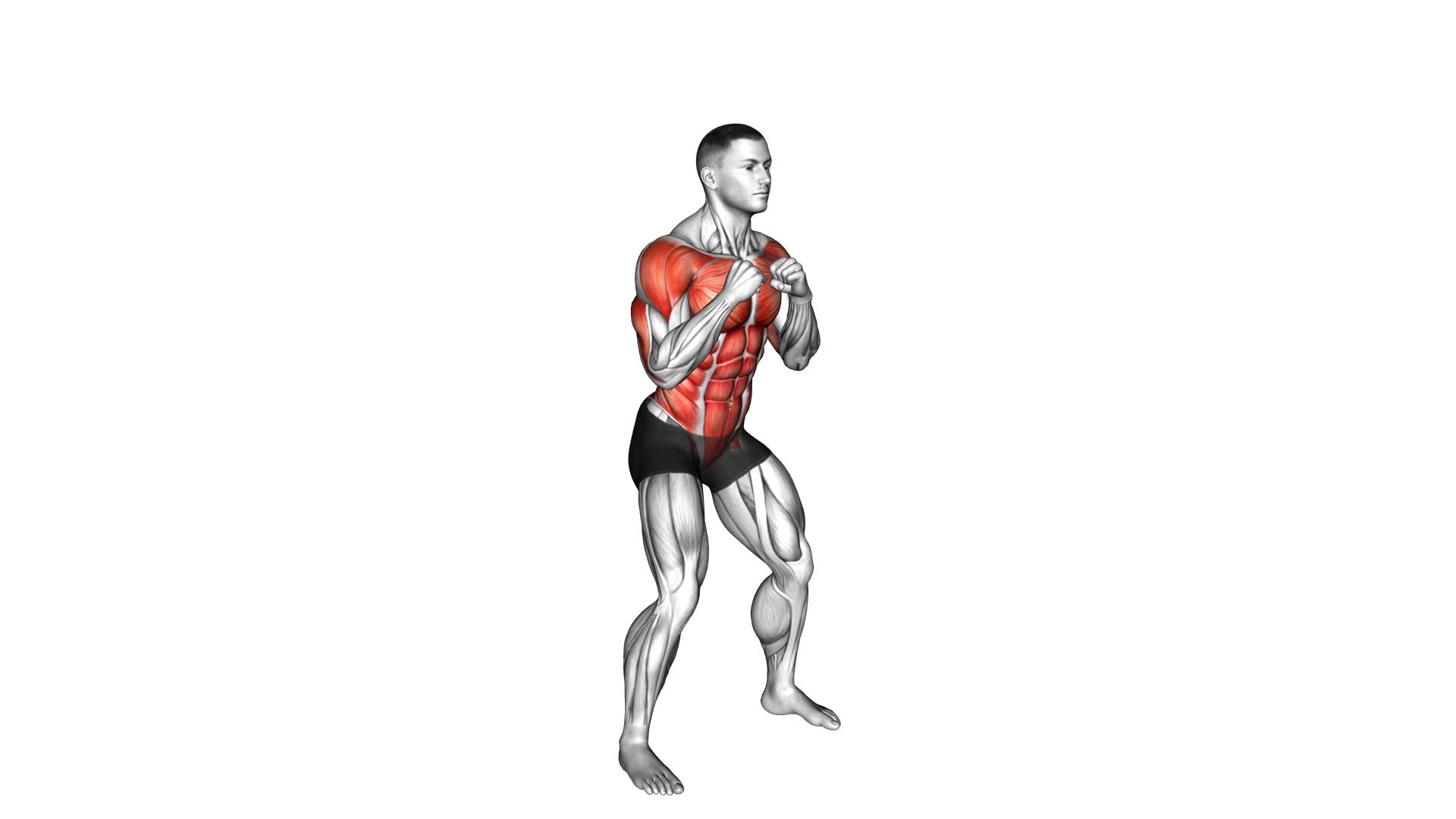Standing Top Corner Punch (male) - Video Exercise Guide & Tips