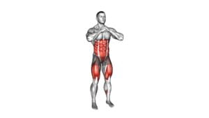 Standing Turn and Knee Raise (male) - Video Exercise Guide & Tips