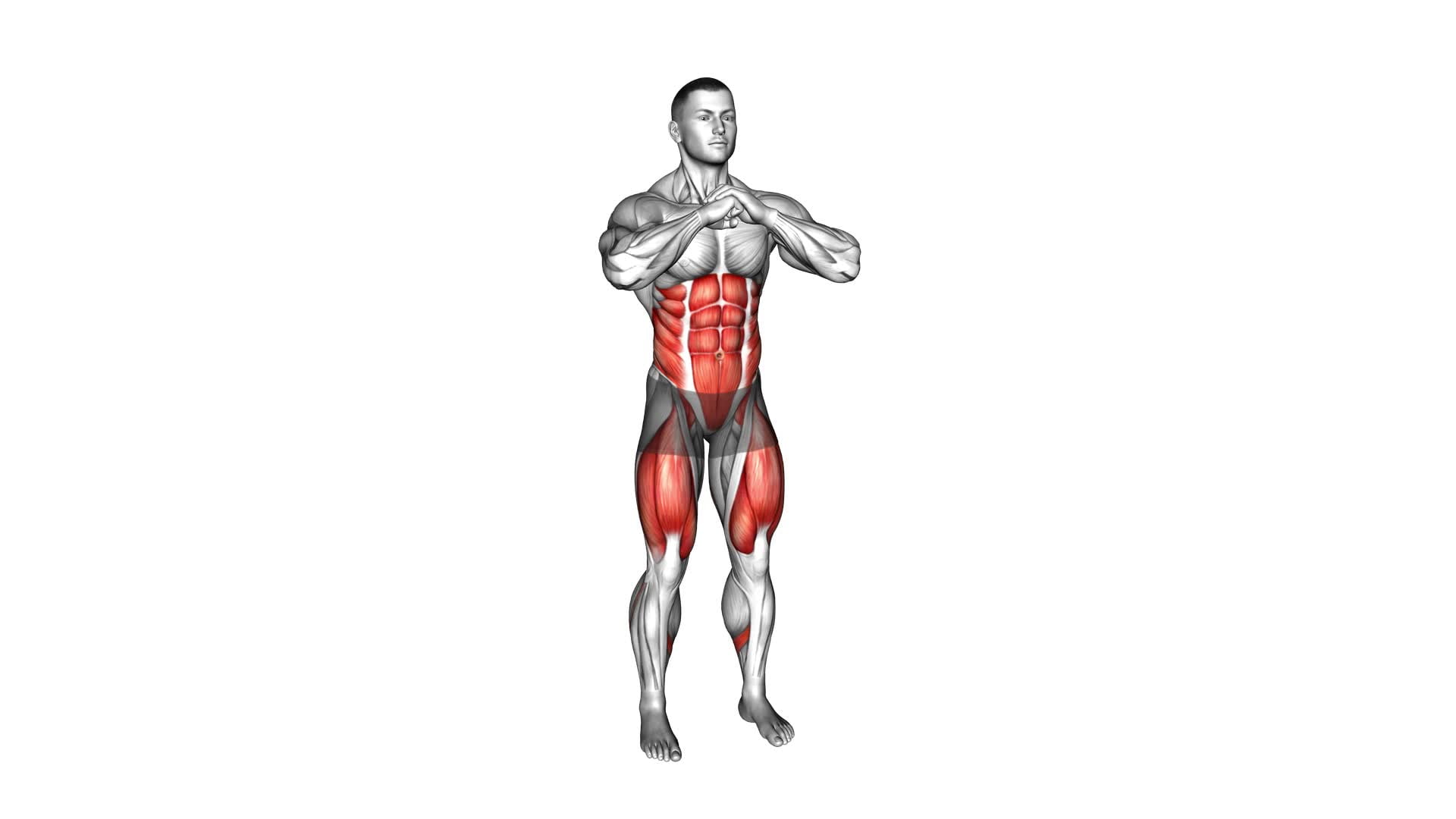 Standing Turn and Knee Raise (male) - Video Exercise Guide & Tips