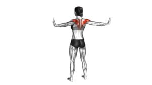 Standing Upright Palms Back Squeeze (female) - Video Exercise Guide & Tips