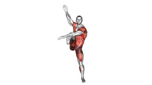 Star Obliques Twist High Knee (male) - Video Exercise Guide & Tips