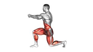 Static Lunge Rotational Chop (male) - Video Exercise Guide & Tips