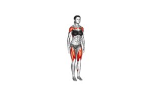 Stepback With Hands Raise (Female) - Video Exercise Guide & Tips